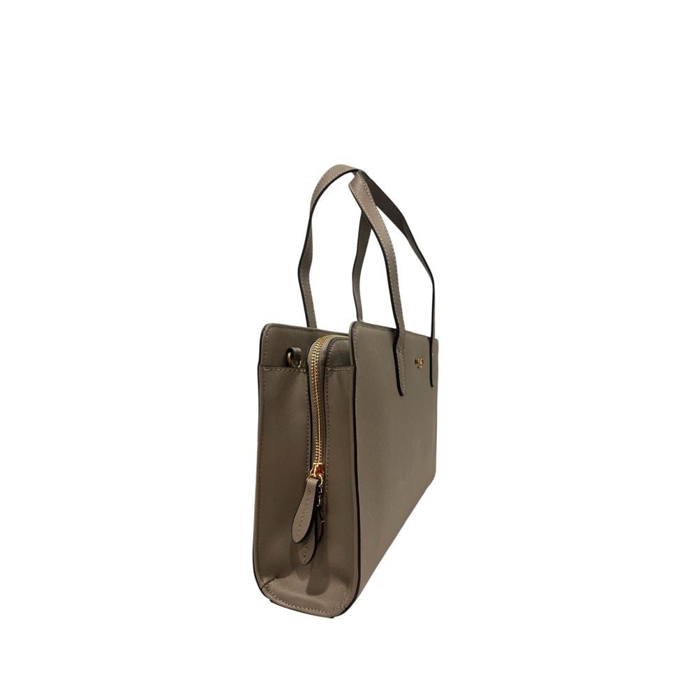 Grey PU Women Shoulder Bag - ventzia