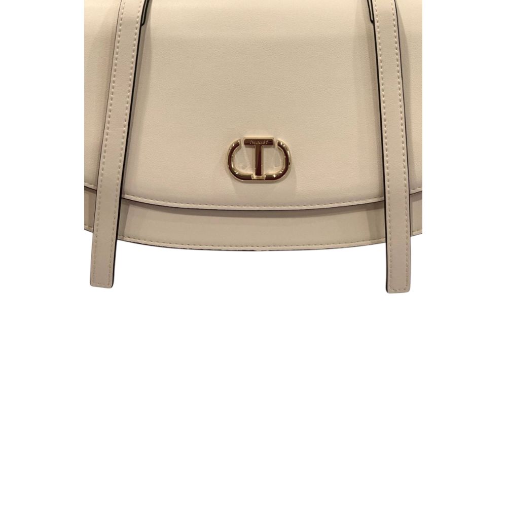White PU Women Shoulder Bag - ventzia