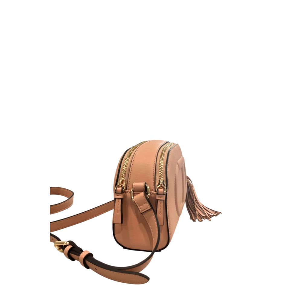 Pink Faux Leather Women Crossbody - ventzia