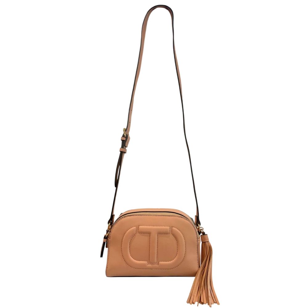 Pink Faux Leather Women Crossbody - ventzia
