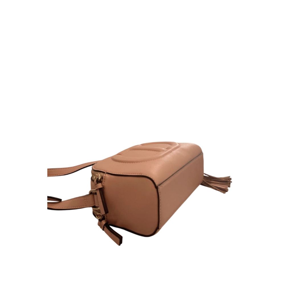 Pink Faux Leather Women Crossbody - ventzia