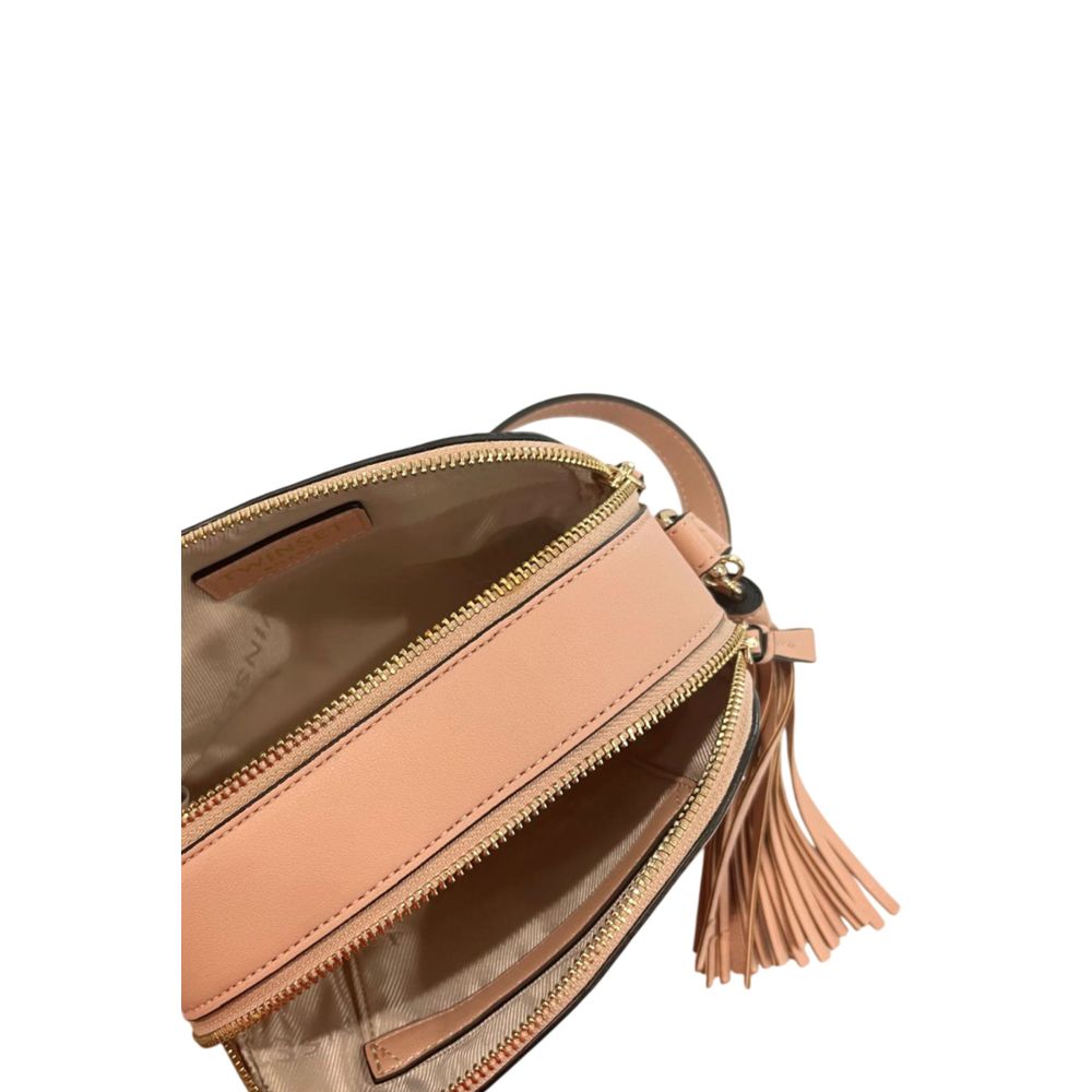 Pink Faux Leather Women Crossbody - ventzia