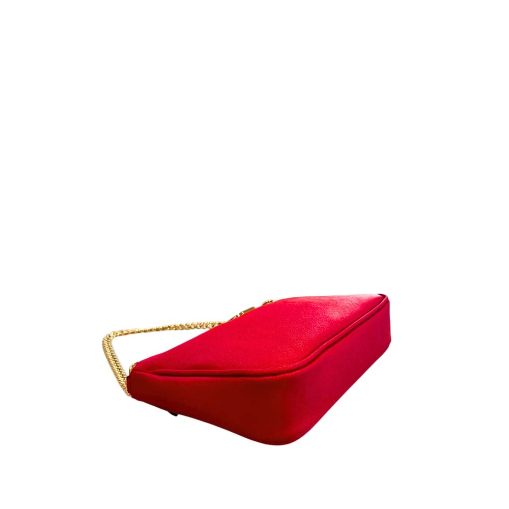 Red PU Women Crossbody Bag - ventzia