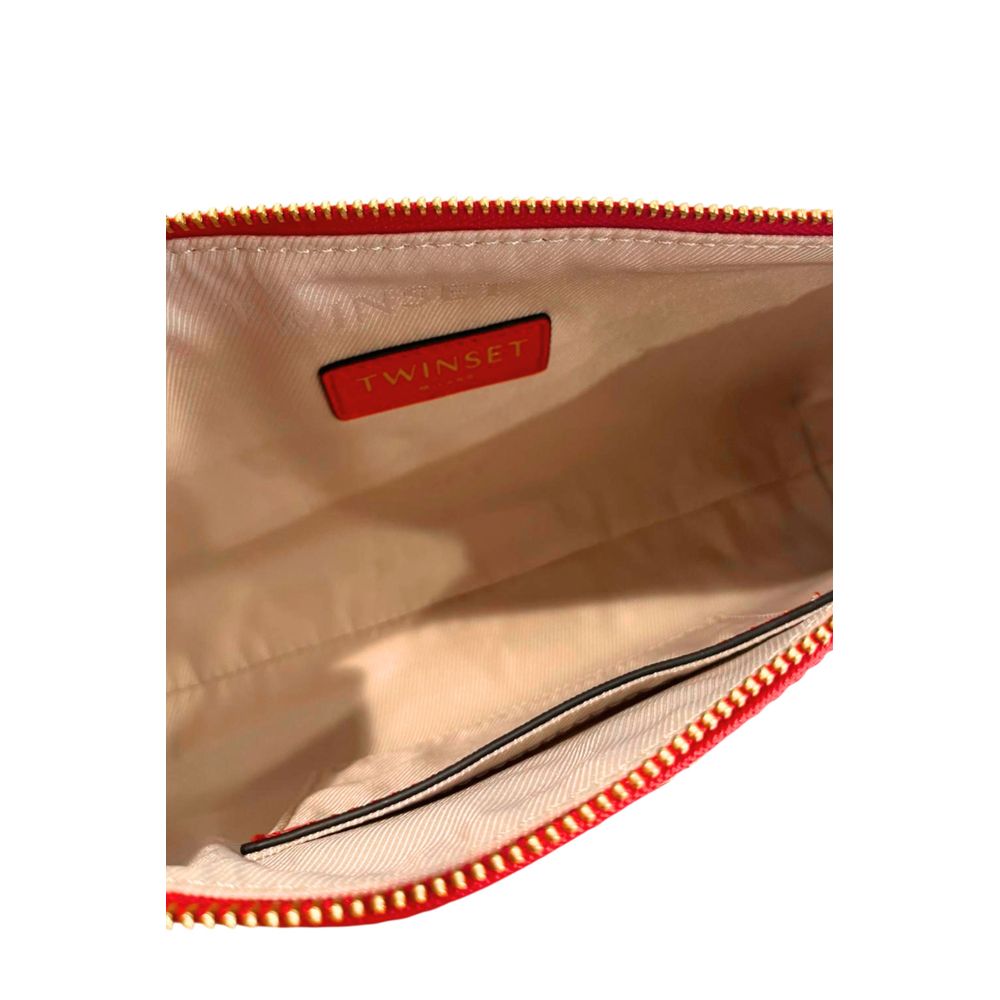 Red PU Women Crossbody Bag - ventzia