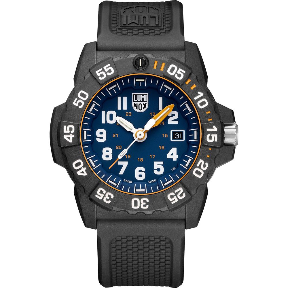 Black Rubber Sport Watch - ventzia