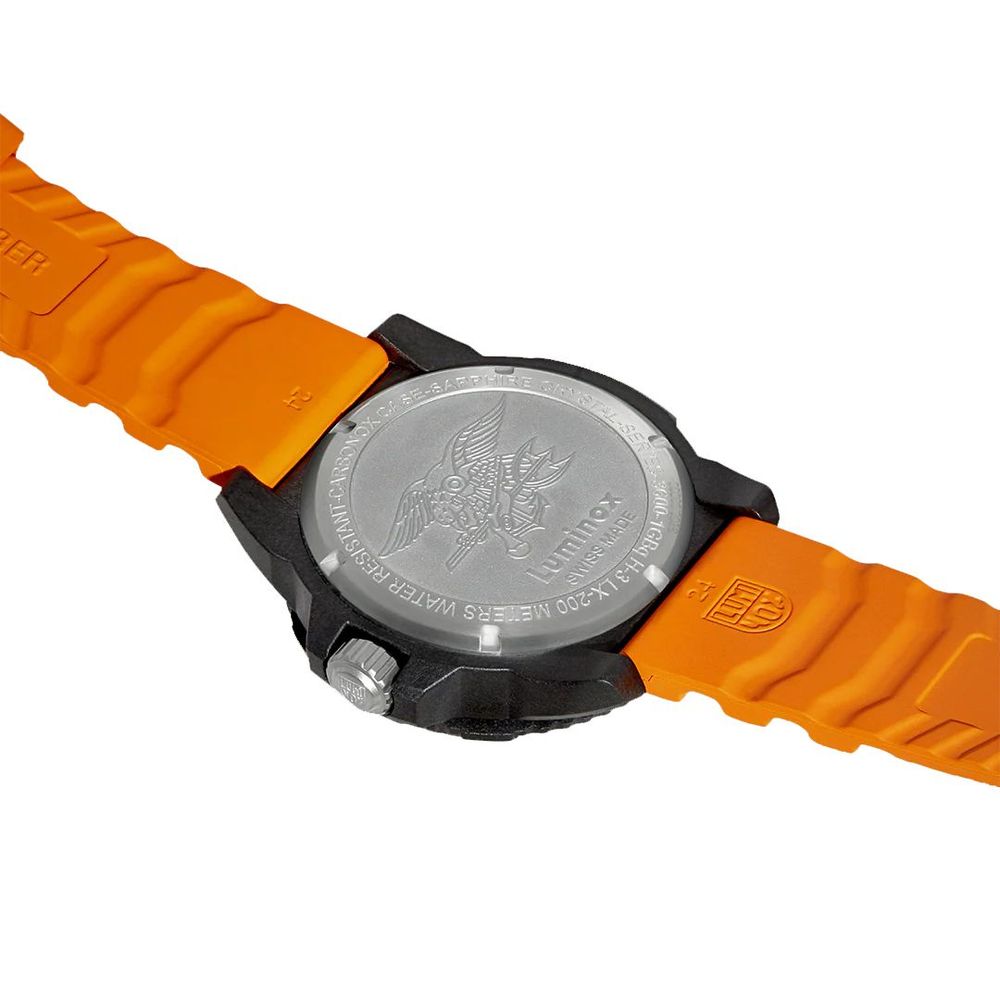 Orange Rubber Sport Watch - ventzia