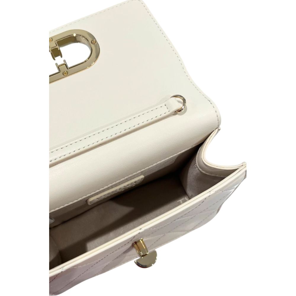 Beige PU Women Crossbody Bag - ventzia