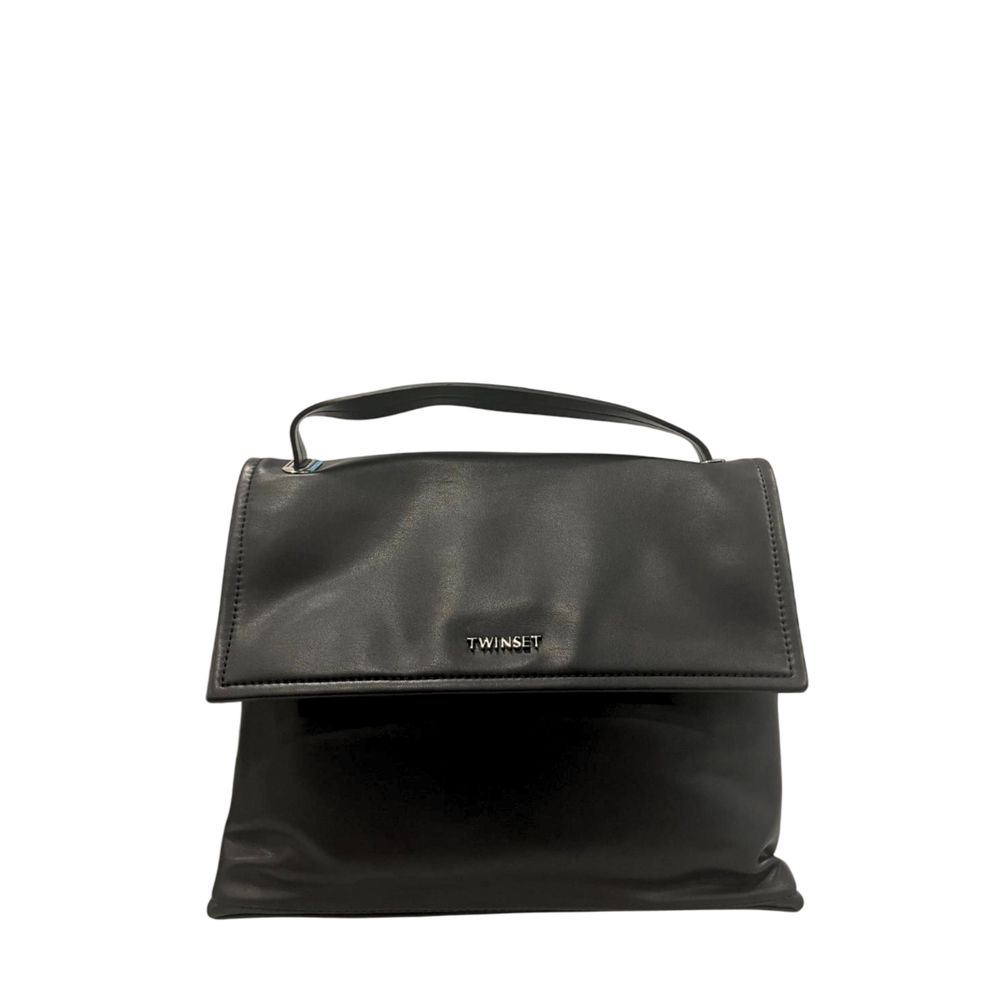 Black PU Women Handbag - ventzia