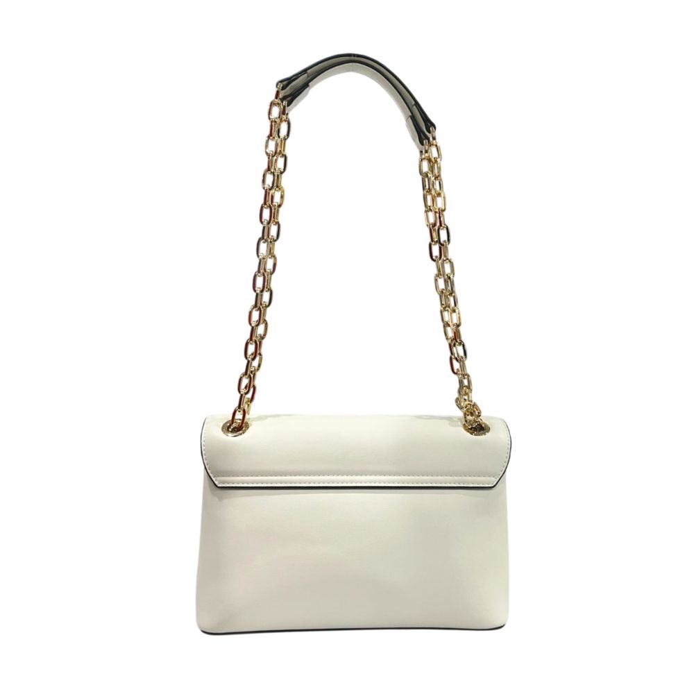 White PU Women Crossbody - ventzia
