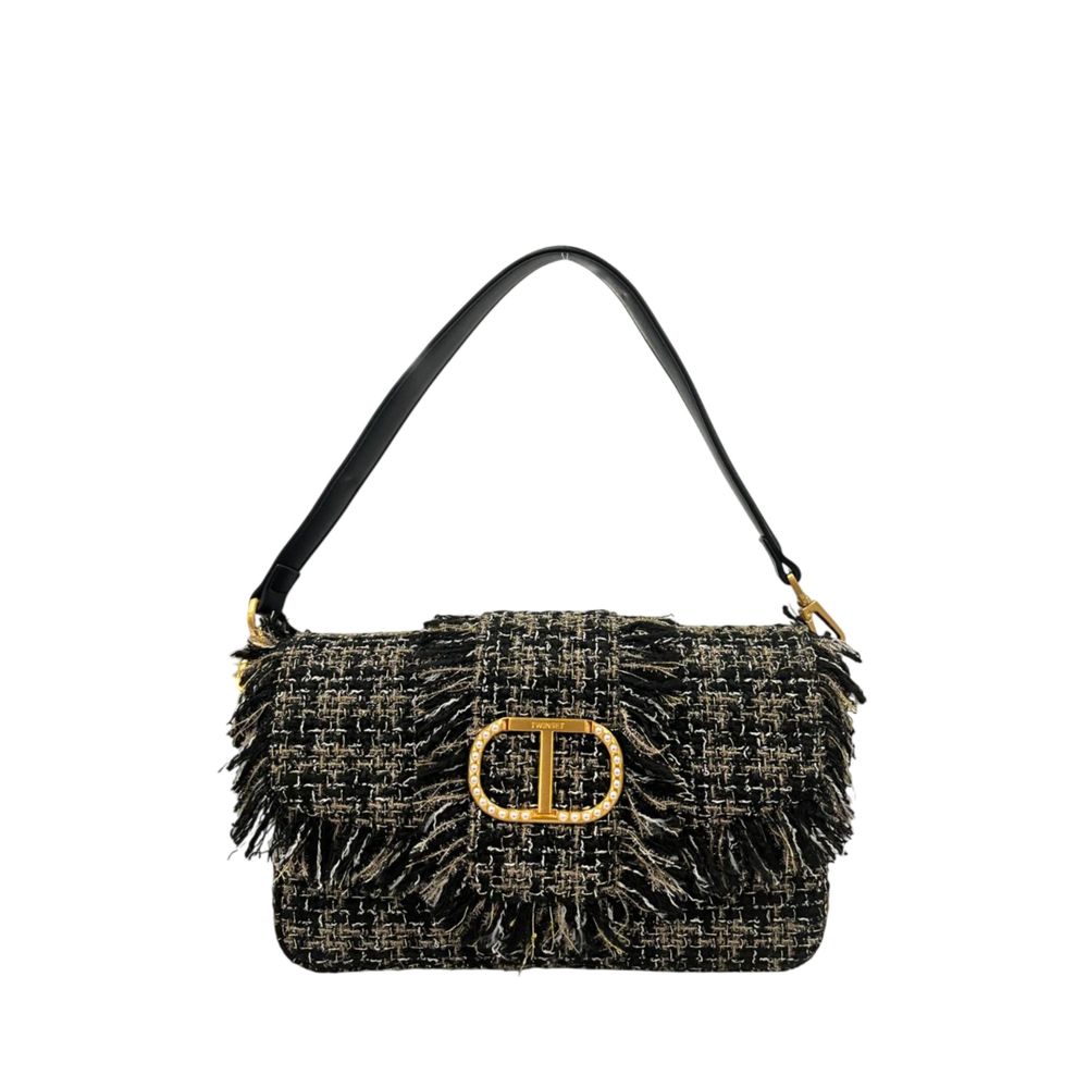 Black PU Women Shoulder Bag - ventzia