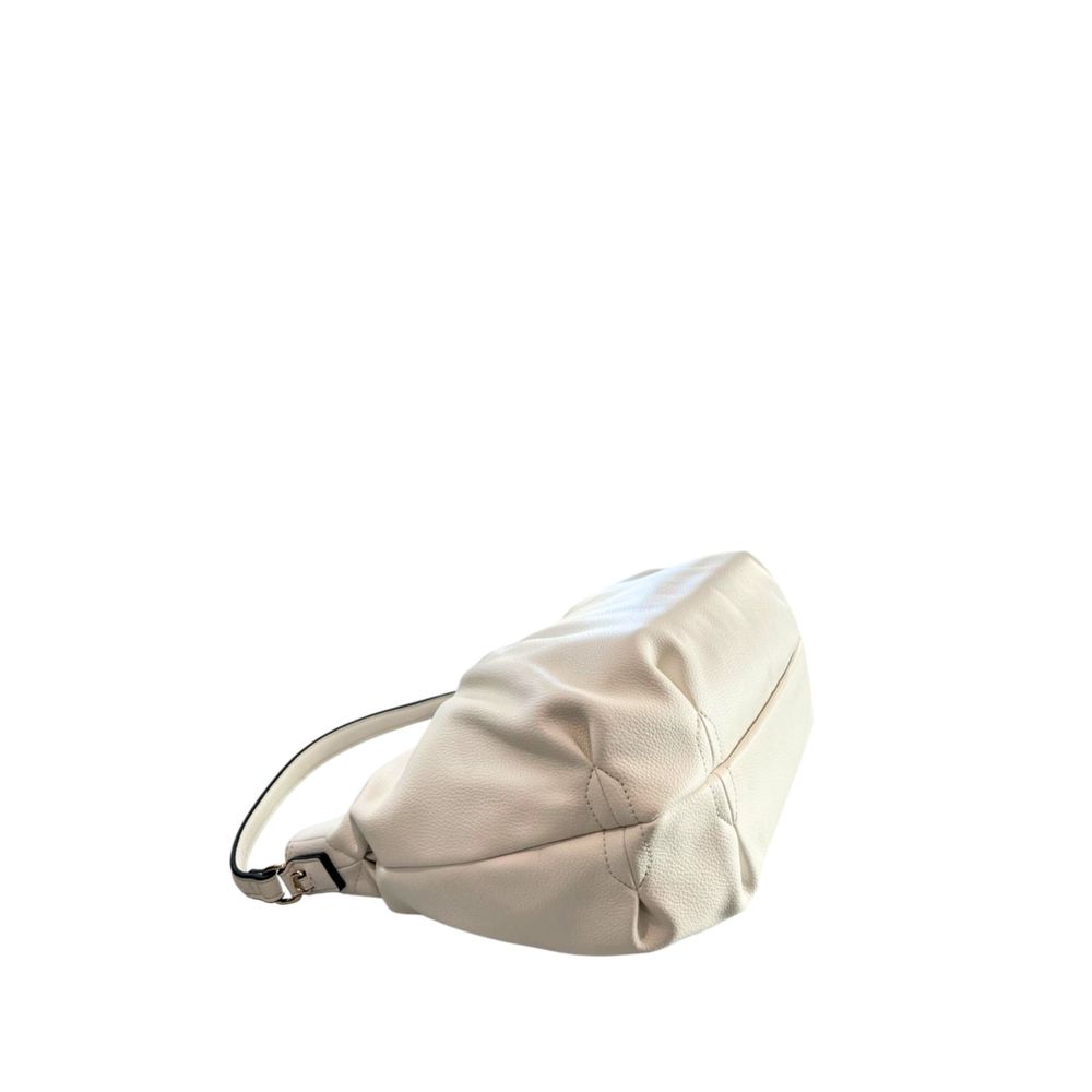 White PU Women Shoulder Bag - ventzia