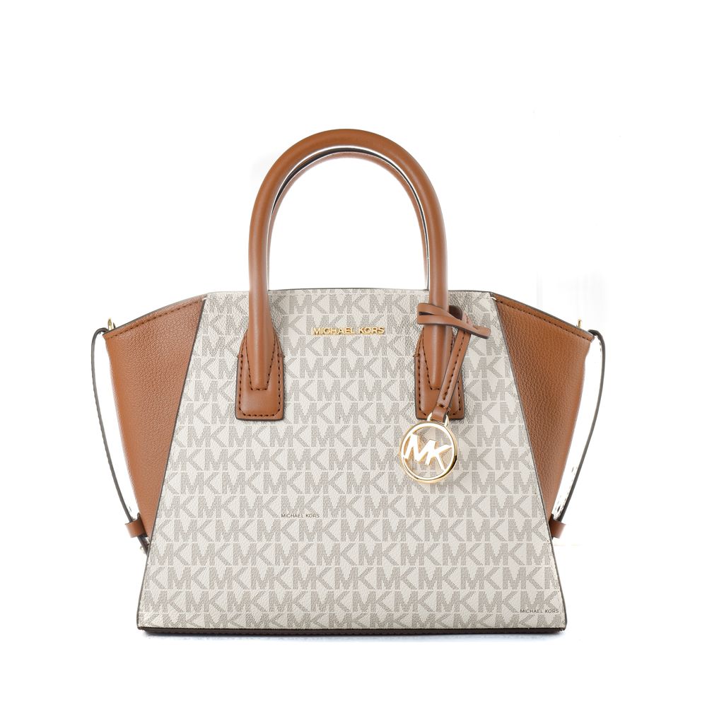 Beige Canvas Handbag - ventzia