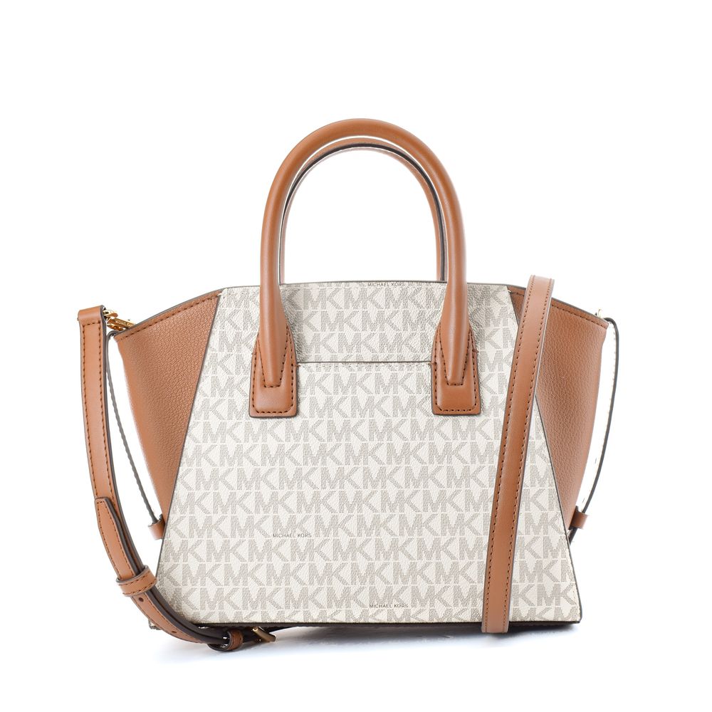 Beige Canvas Handbag - ventzia