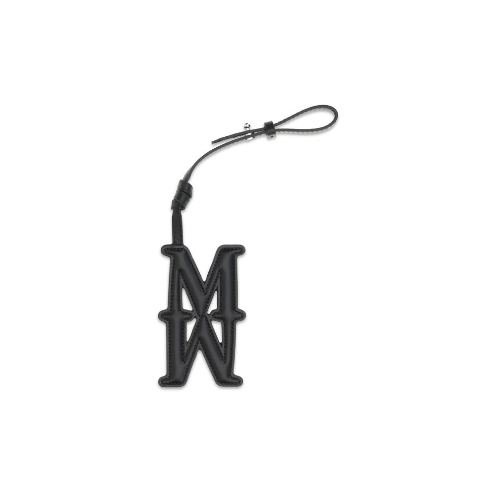 Black Calf Leather Bos Taurus Scarf - ventzia