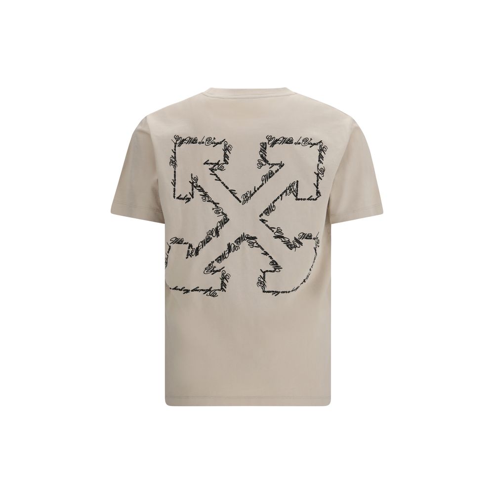 Beige Cotton T-Shirt - ventzia