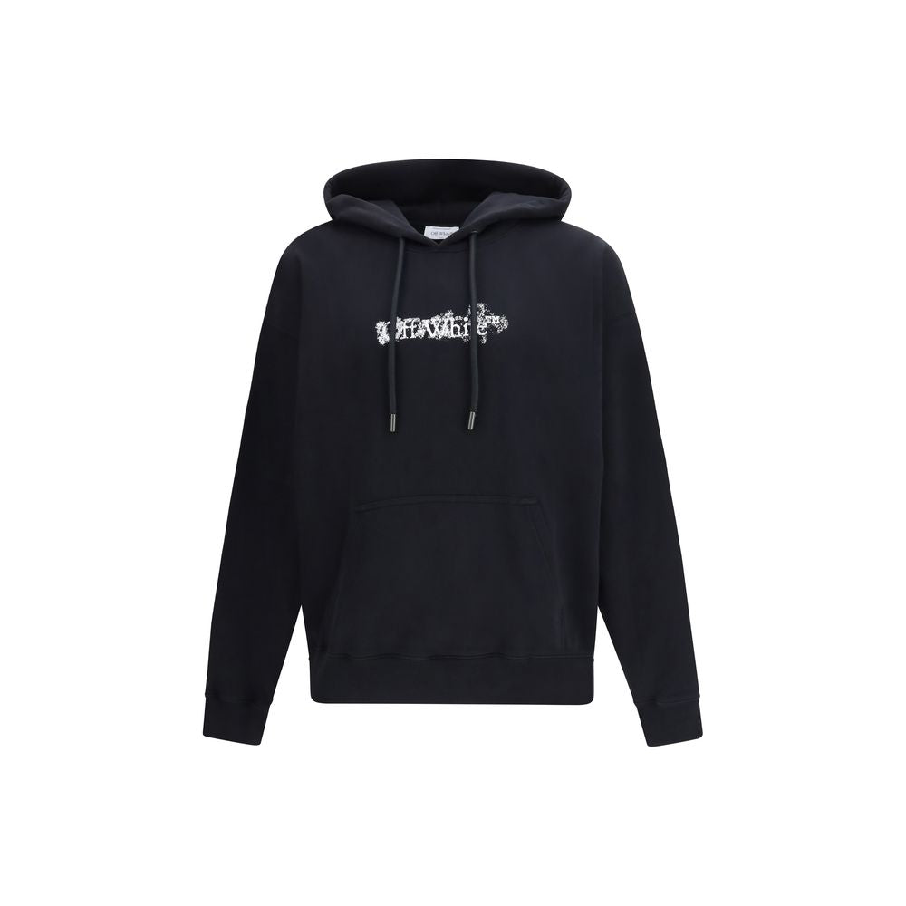 Black Cotton Sweatshirt - ventzia