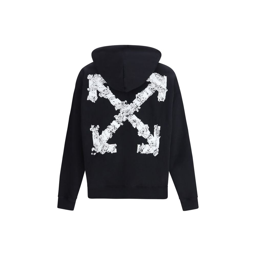 Black Cotton Sweatshirt - ventzia