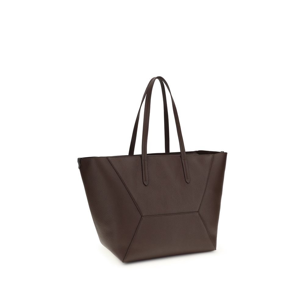 Brown Calf Leather Bos Taurus Shoulder Bag - ventzia