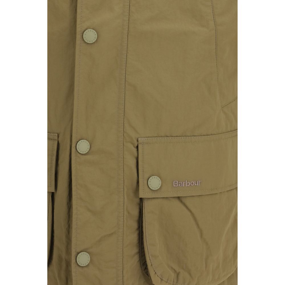 Beige Polyamide Rain Coat - ventzia