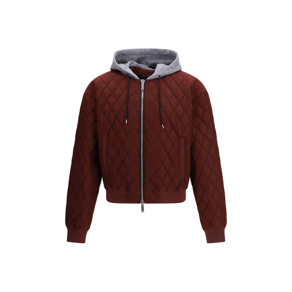 Bordeaux Fabric Bomber - ventzia