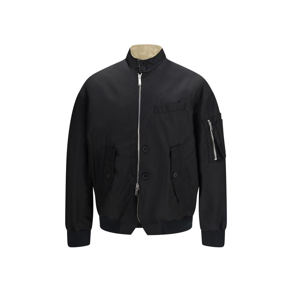 Black Polyamide Bomber - ventzia