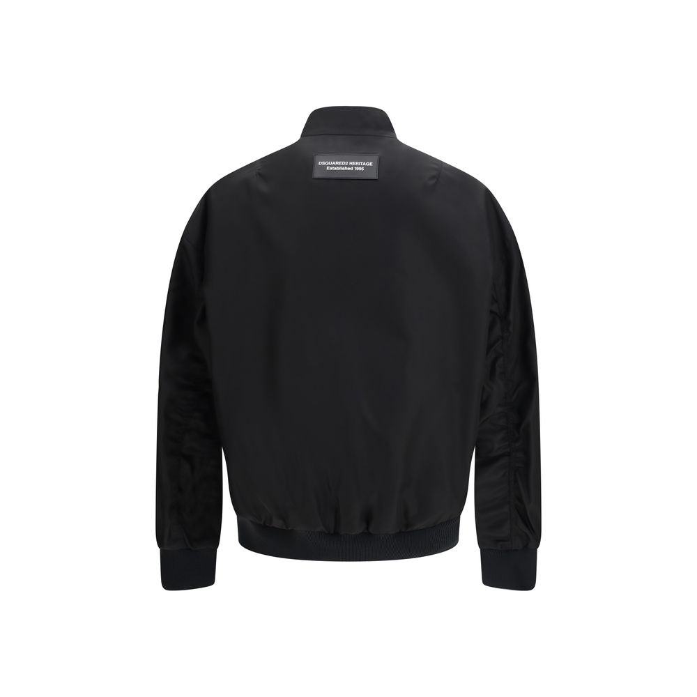 Black Polyamide Bomber - ventzia