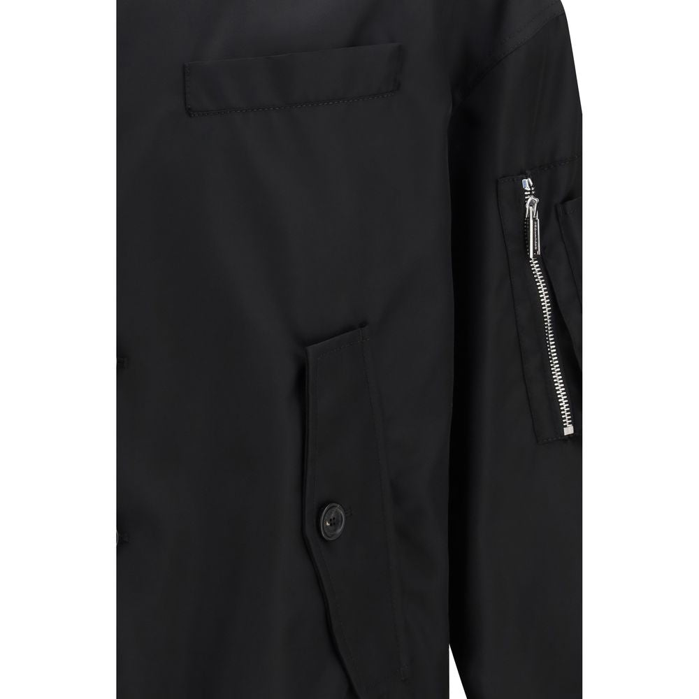 Black Polyamide Bomber - ventzia