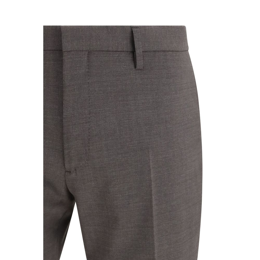 Gray Fleece Wool Two-Piece Suit - ventzia