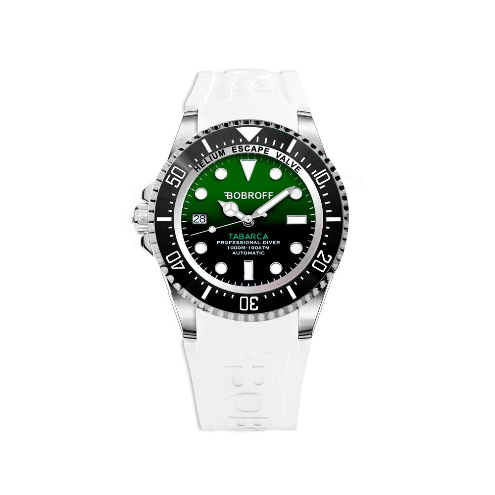 White Synthetic Sport Watch - ventzia