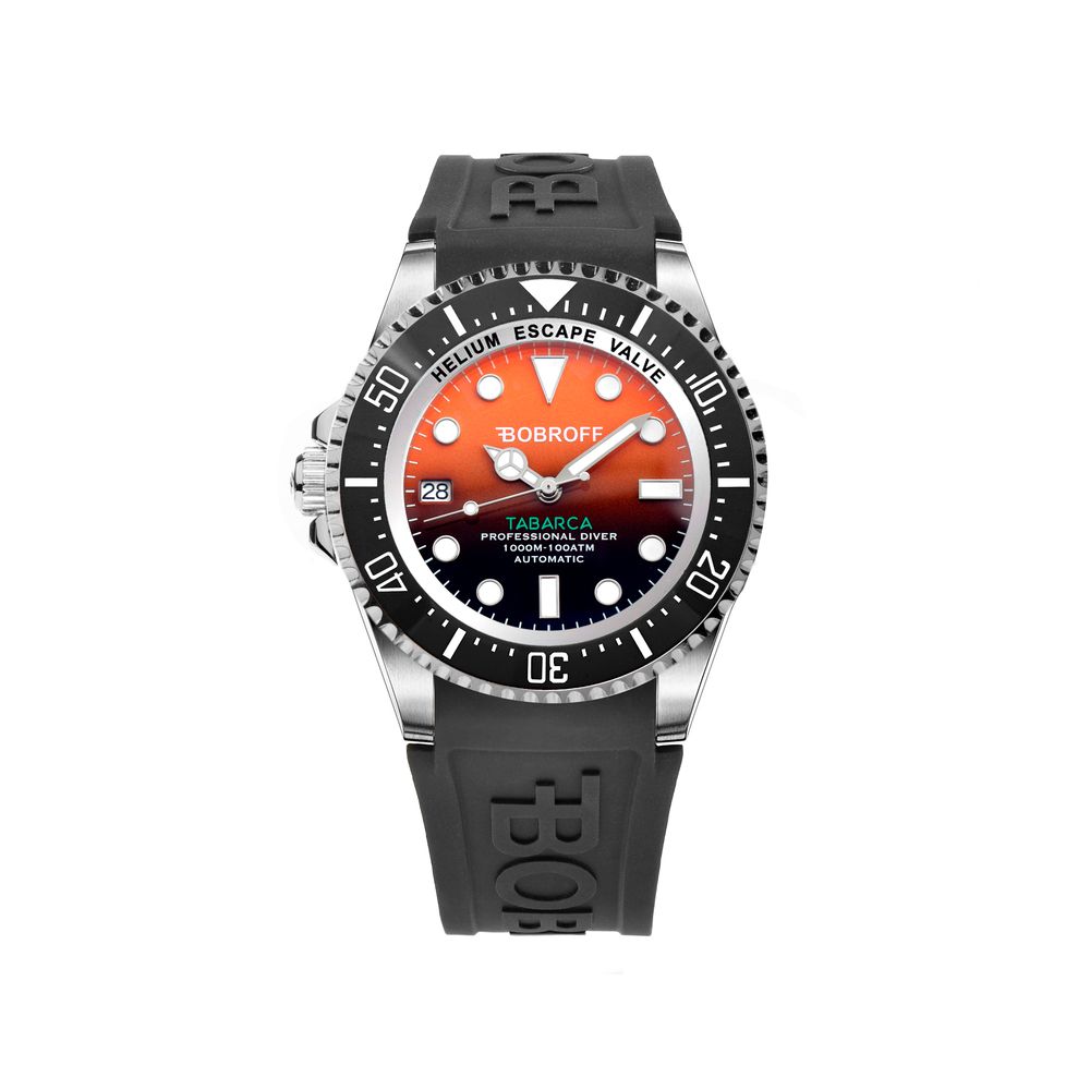 Black Rubber Sport Watch - ventzia