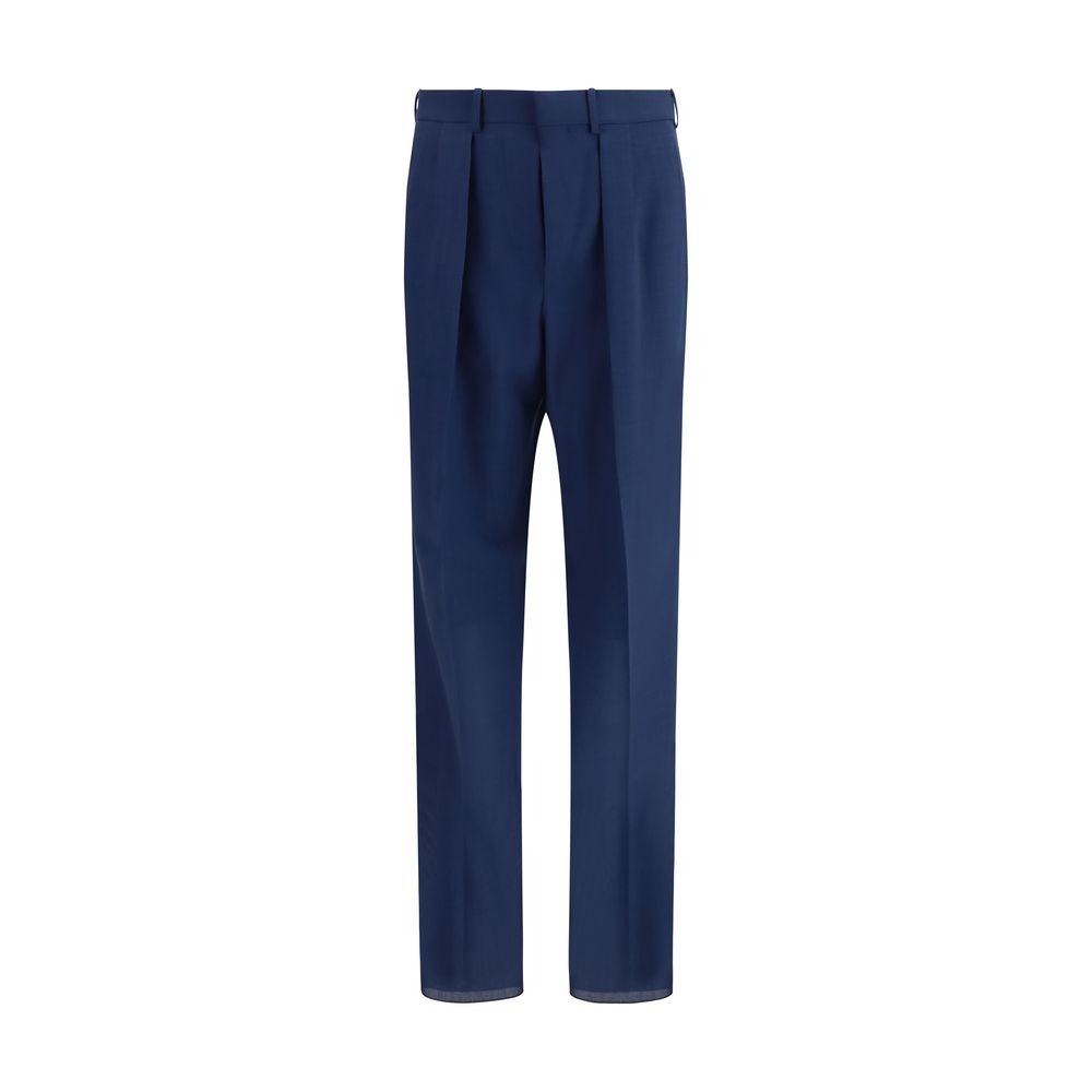 Bicolor Wool Dress Pants - ventzia