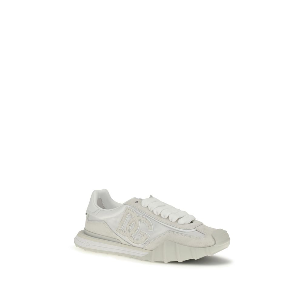 White Calf Leather Bos Taurus Athletic Sneakers - ventzia