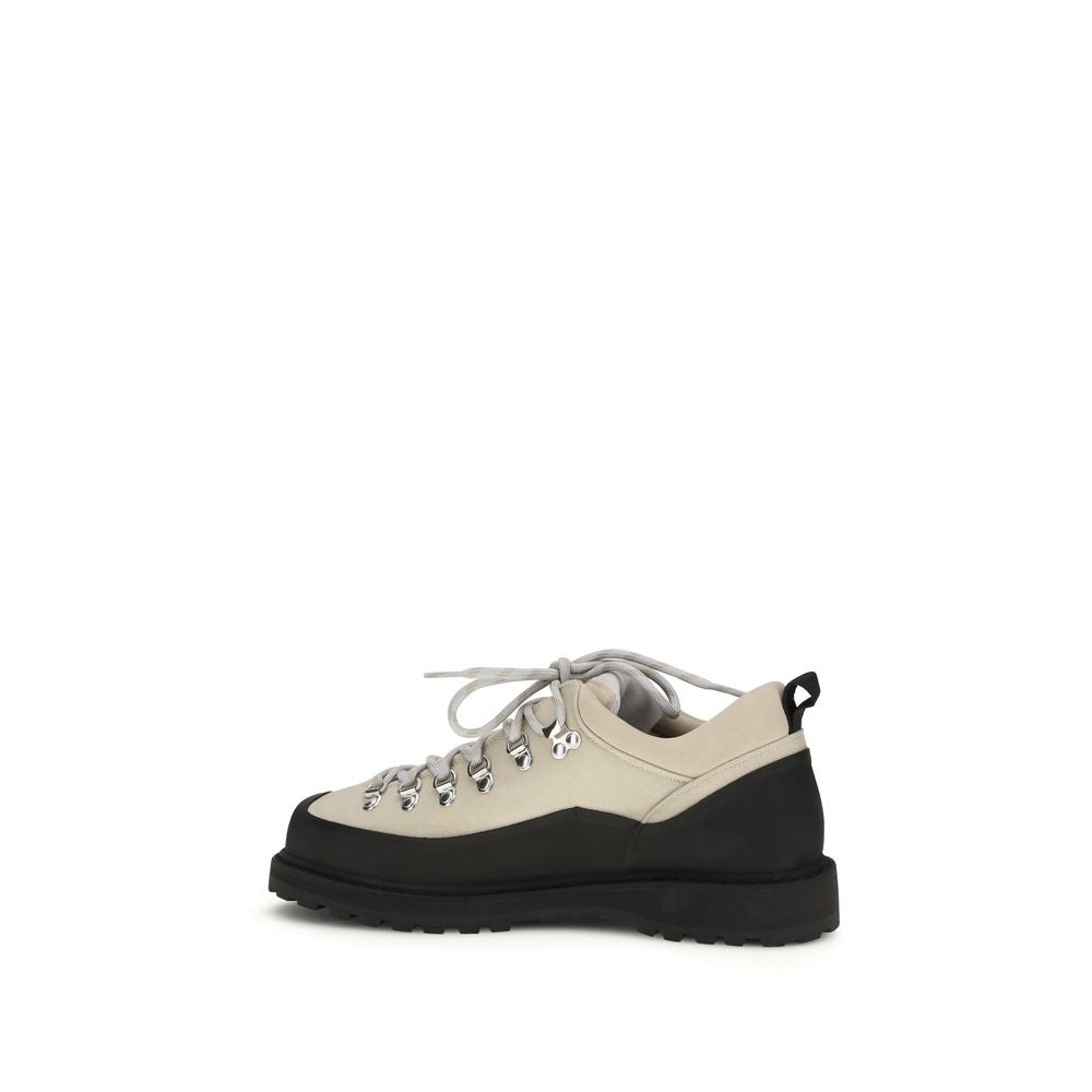 Beige Polyester Ankle Boots - ventzia