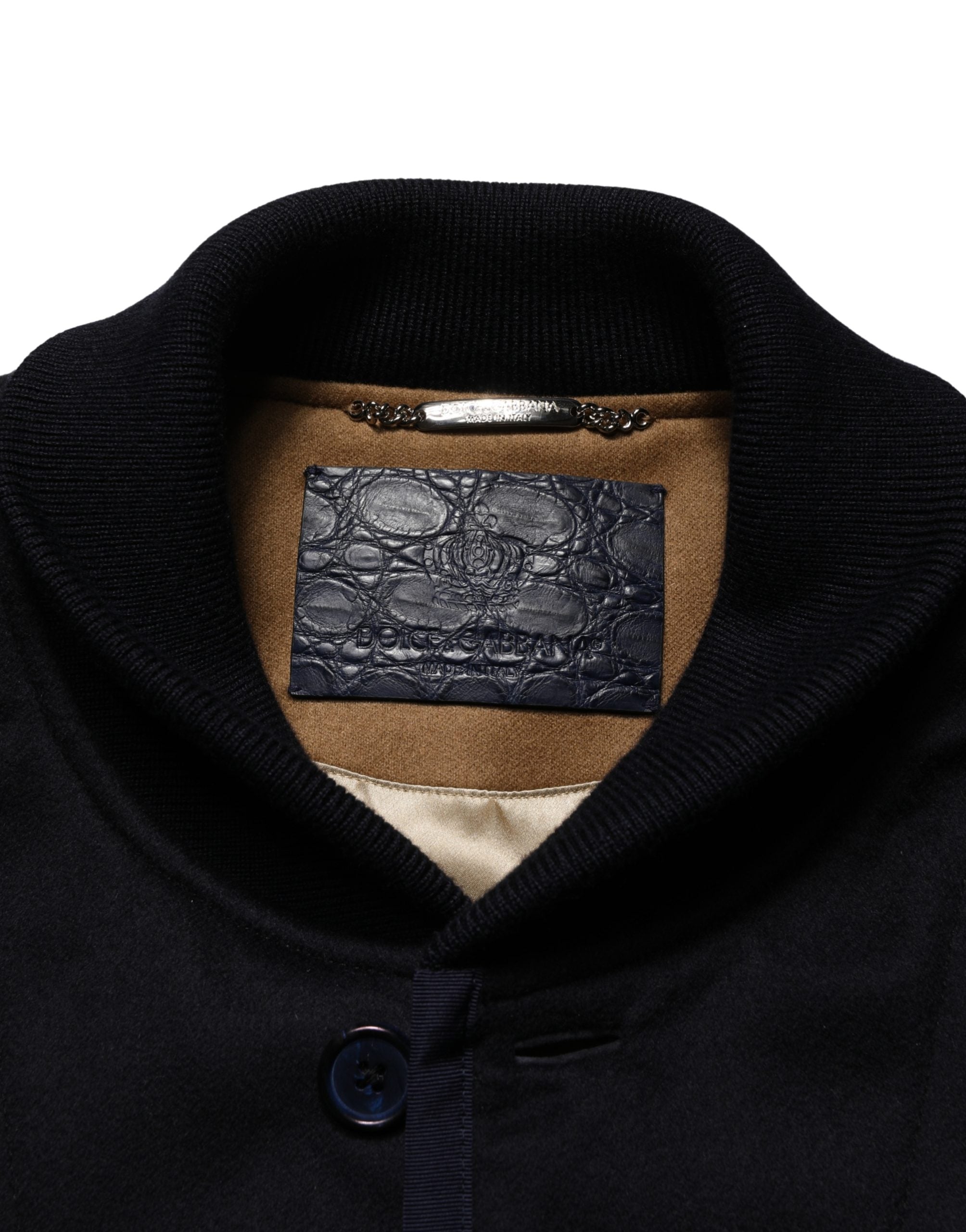 Black Cashmere Knitted Button Down Jacket - ventzia