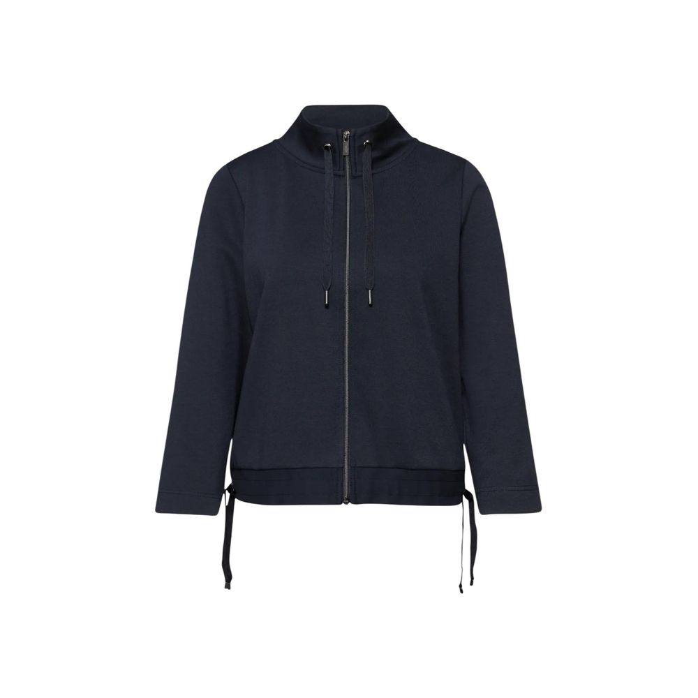 Blue Polyester Sweatshirt - ventzia