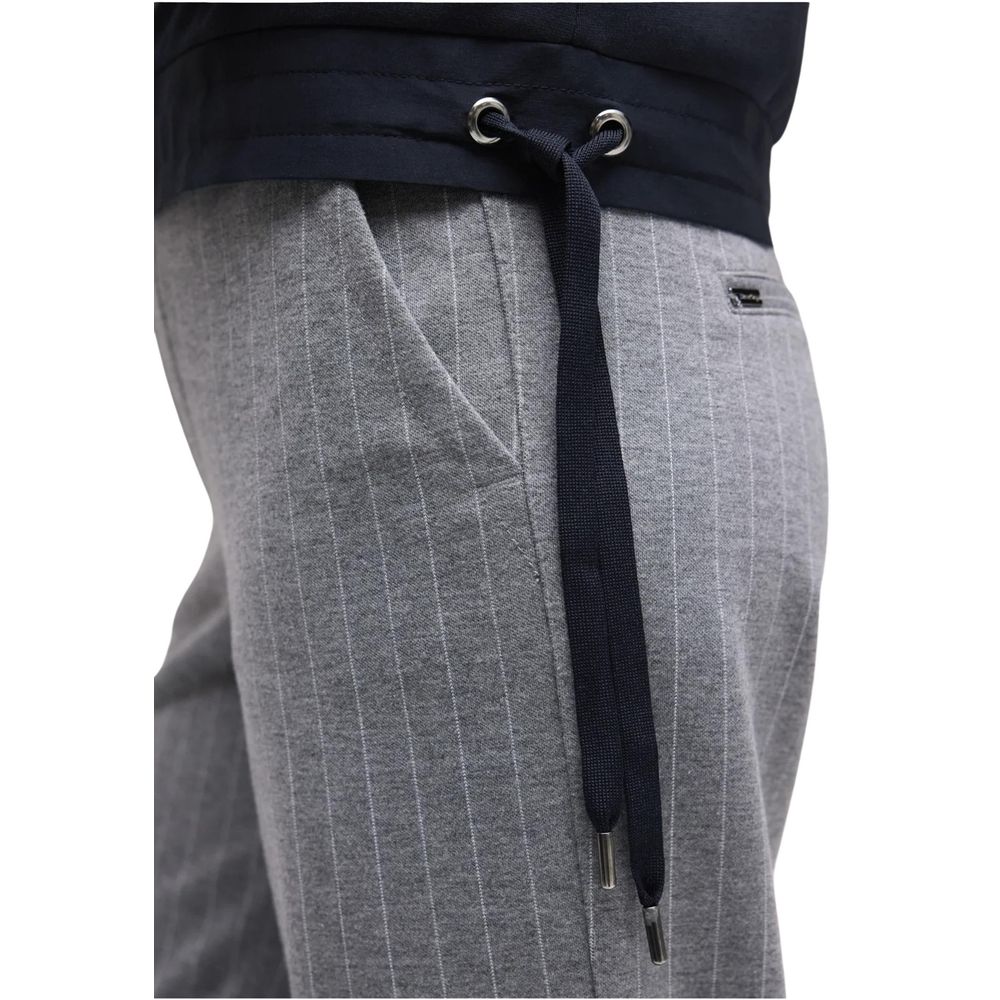 Blue Polyester Sweatshirt - ventzia