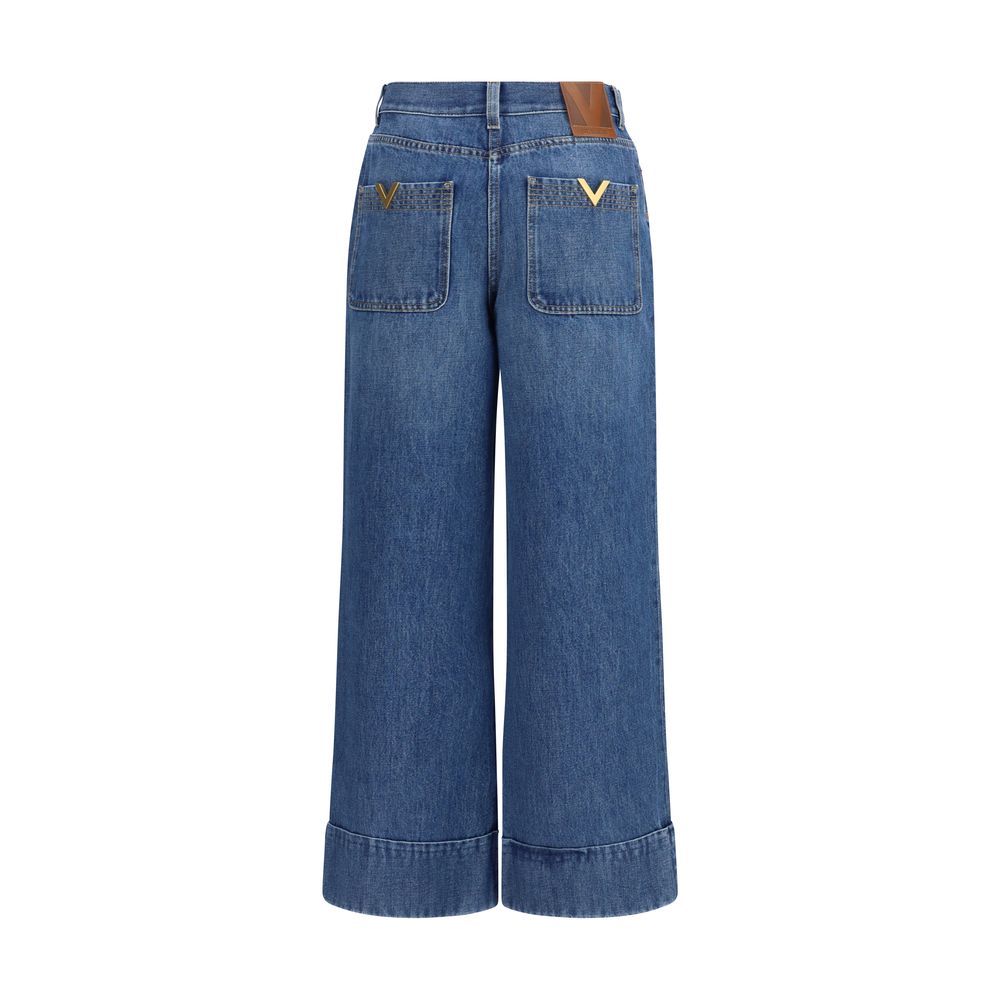 Blue Cotton Jeans Denim - ventzia