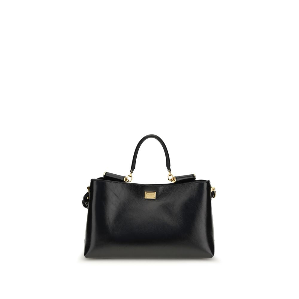 Black Calf Leather Bos Taurus Shoulder Bag - ventzia