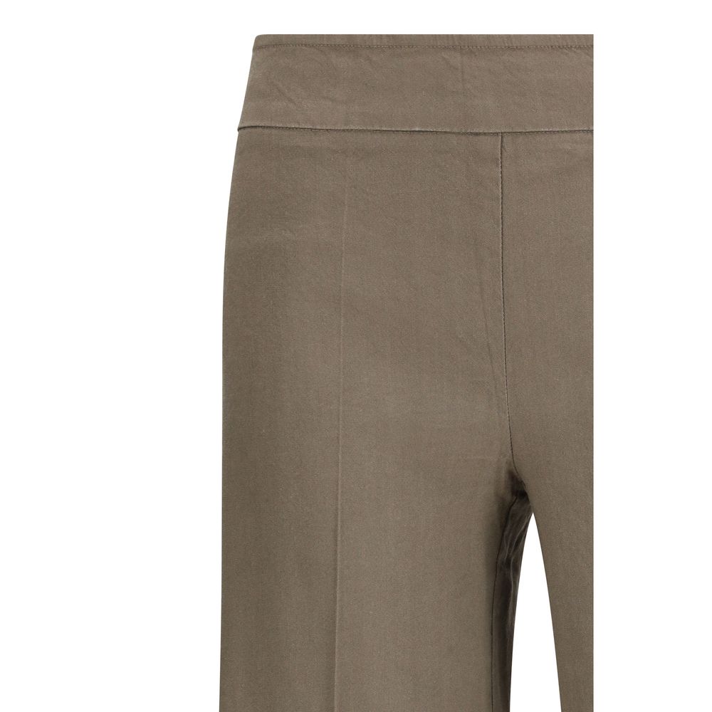 Beige Linen Casual Pants - ventzia