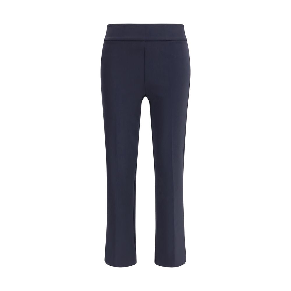 Blue Polyamide Casual Pants - ventzia