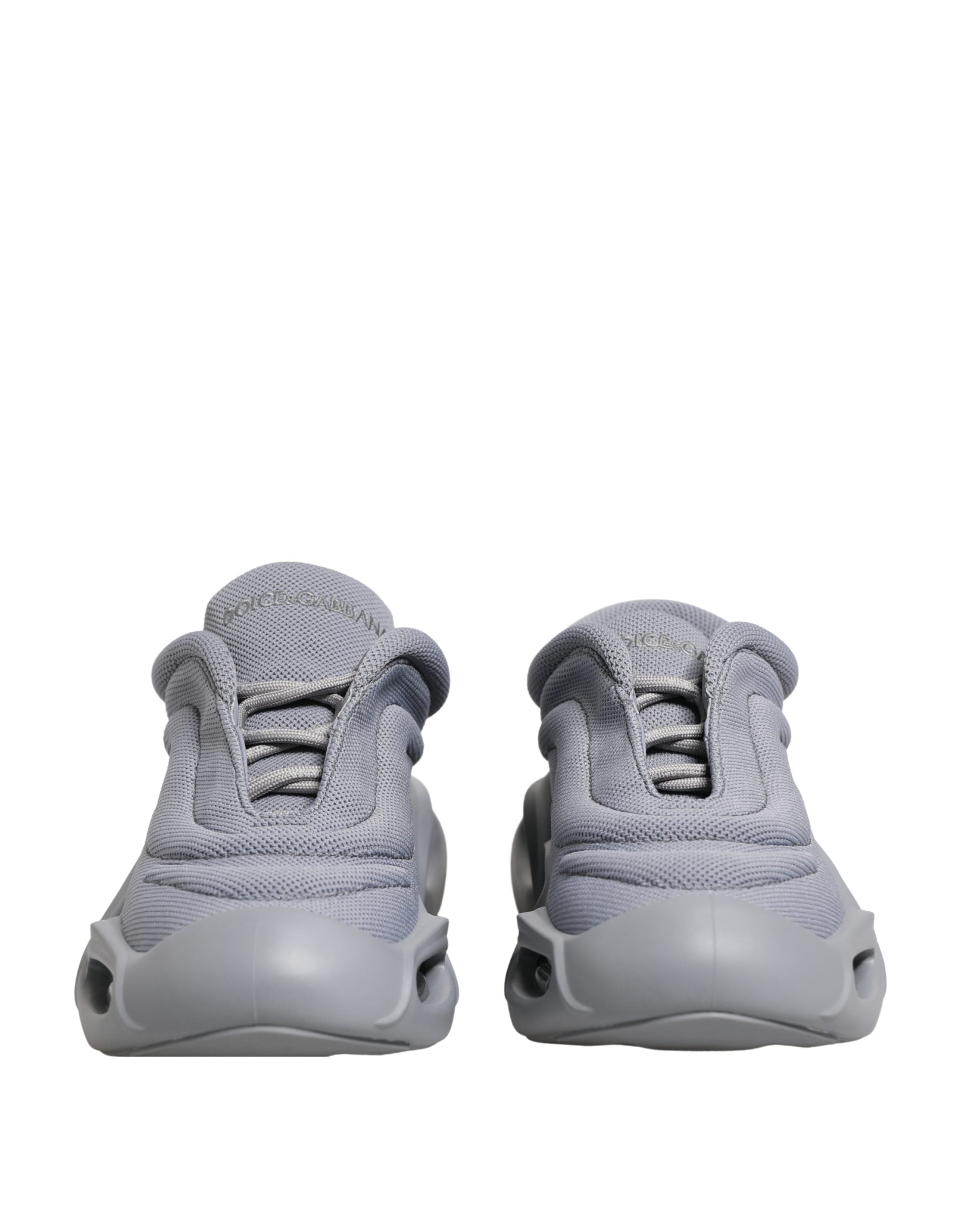 Gray Slip On Wave Low Top Sneakers - ventzia