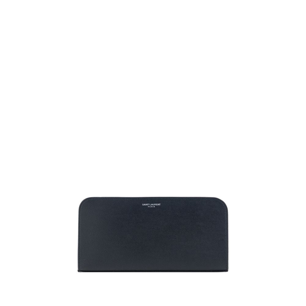 Black Calf Leather Bos Taurus Wallet - ventzia