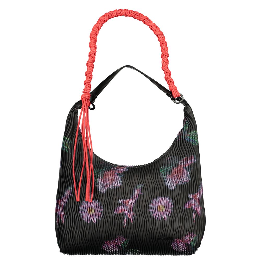 Nero Polyurethane Women Handbag - ventzia