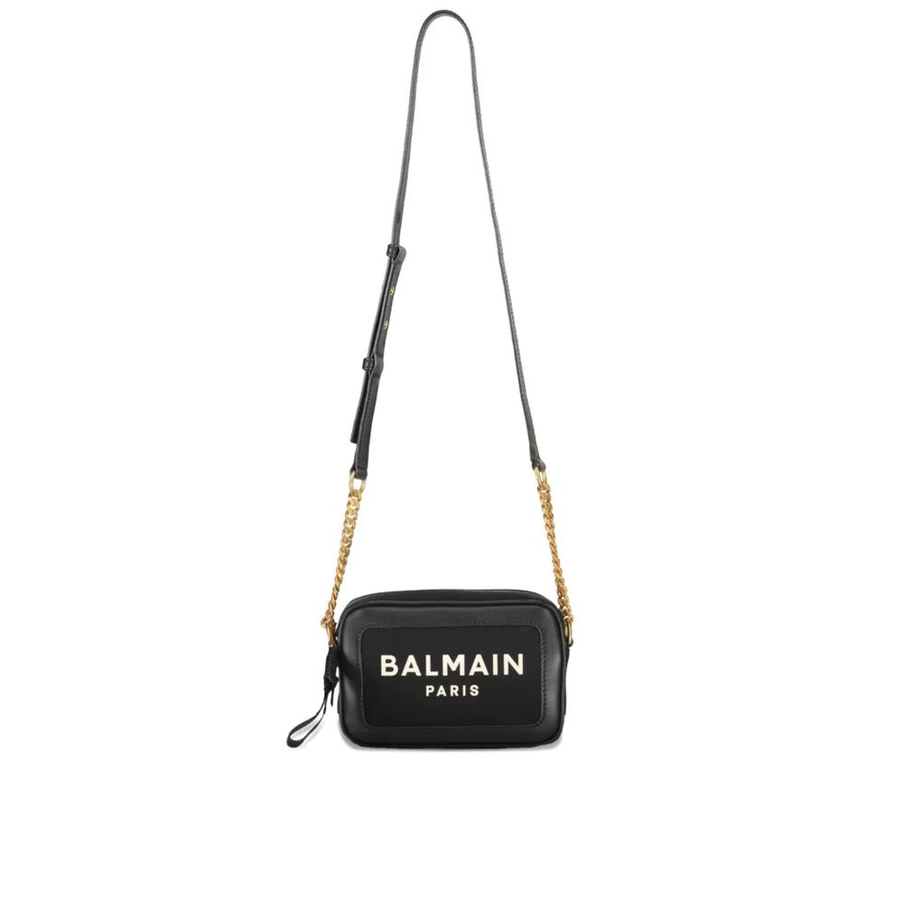 Black Cotton Shoulder Bag - ventzia