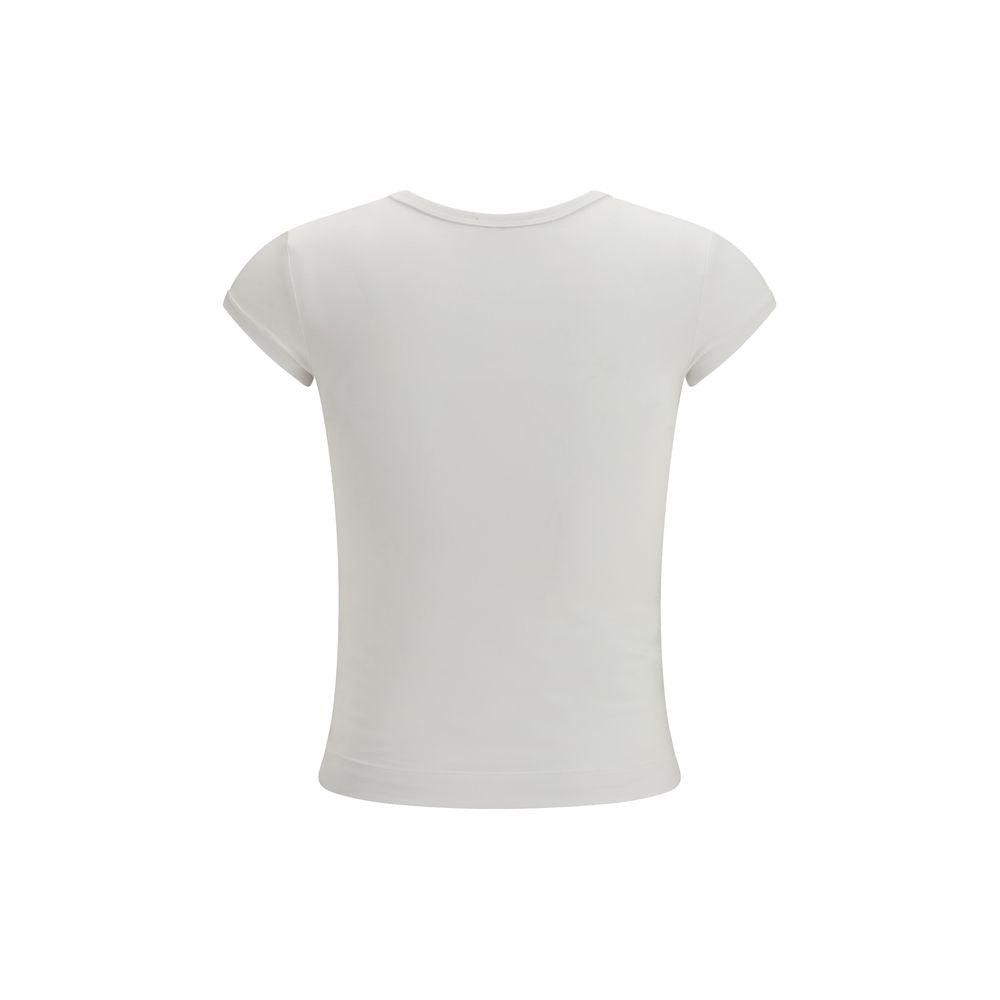 White Cotton T-Shirt - ventzia