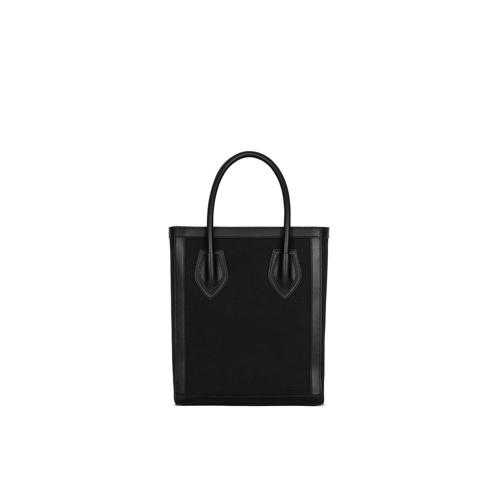 Black Cotton Tote Bag - ventzia