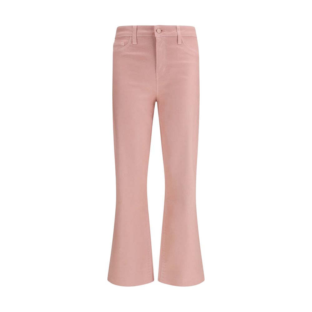 Multicolor Cotton Flared Pants - ventzia