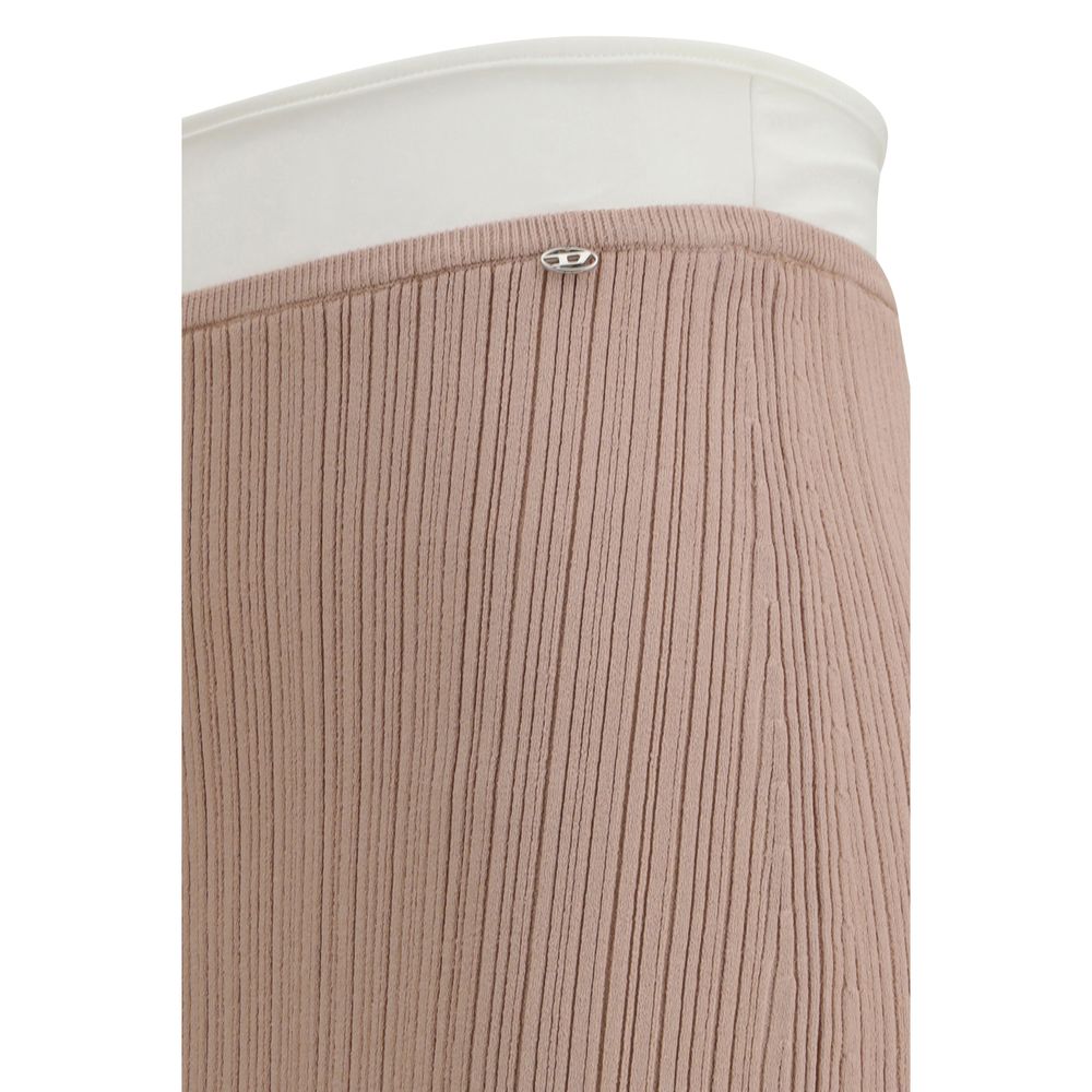 Multicolor Viscose Midi Skirt - ventzia