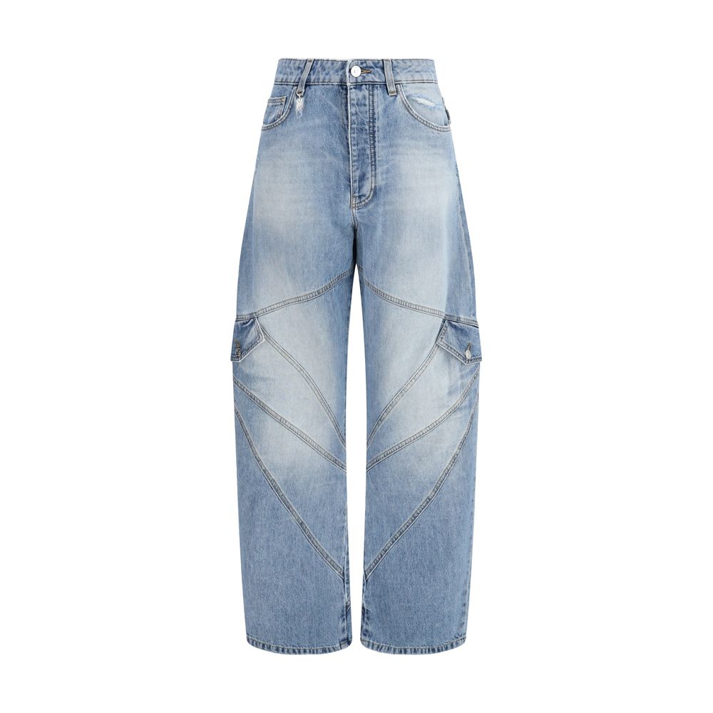Blue Cotton Jeans Denim - ventzia