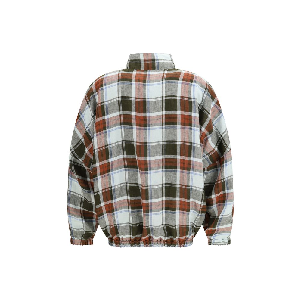 Bordeaux Polyamide Shell Jacket - ventzia